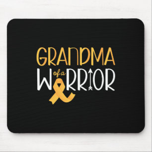 Golden Ribbon und Gelber Ribbon Kinderkrebs Mousepad