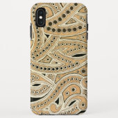 Golden Ribbons iPhone Case (Rückseite)