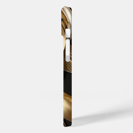 Golden Rings Abstrakt Art - Modernes Luxus Design Case-Mate iPhone Hülle (Rückseite / Links)