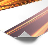 Golden Rings Abstrakt Poster (Ecke)