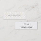 Golden Rings Mini Visitenkarte (Vorne/Hinten)