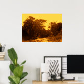 Golden River Gallery Forest Vintage Poster (Heimbüro)