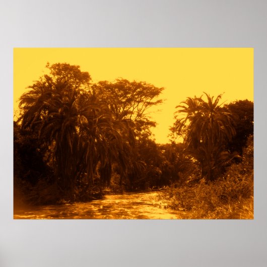 Golden River Gallery Forest Vintage Poster (Vorne)