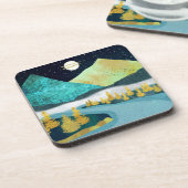 Golden River Getränkeuntersetzer (Linke Seite)