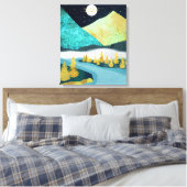 Golden River Leinwanddruck (Insitu (Schlafzimmer))