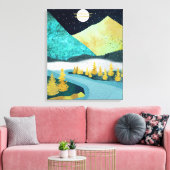 Golden River Leinwanddruck (Insitu (Wohnzimmer))