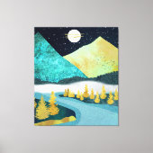 Golden River Leinwanddruck (Vorderseite)