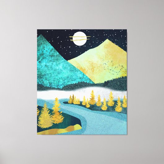 Golden River Leinwanddruck (Vorderseite)