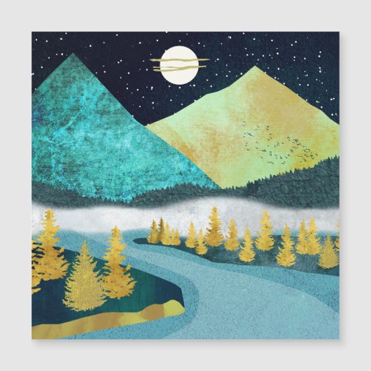 Golden River Magnetkarte (Vorderseite)