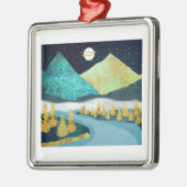 Golden River Ornament Aus Metall (Links)