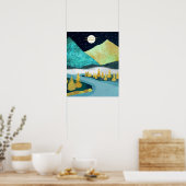 Golden River Poster (Küche)