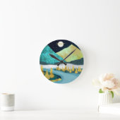 Golden River Runde Wanduhr (Zuhause)