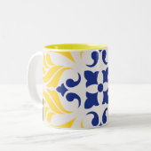 Golden Riviera Design Zweifarbige Tasse (Vorderseite Links)