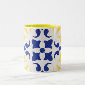 Golden Riviera Design Zweifarbige Tasse (Mittel)