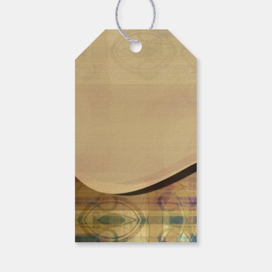 Golden Rolling Hills Geschenkanhänger (Rückseite)