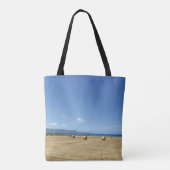 Golden Rolls of Hay and Deep Blue Sea Design Tasche (Rückseite)