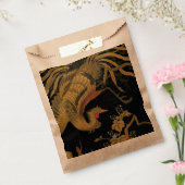 Golden Rooster Bird Japanisch Klassische Antike Geschenktütchen (Versiegelt)