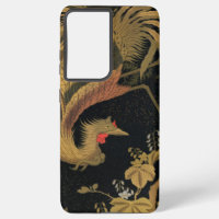 Golden Rooster Bird Japanisch Klassische Antike