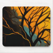 Golden Roots and Twilight Tree Mousepad (Vorne)