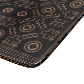 Golden Roots: Marokkanisches Schwarz & Stamm Elega Schneidebrett (Ecke)