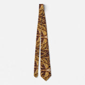 Golden Rope Textur Nautic Custom Monogram Krawatte (Rückseite)