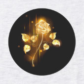 Golden rose ( gold rose ) etiketten (Design 2)
