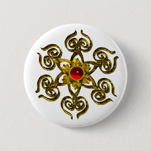 GOLDEN ROSE RUBY BUTTON (Vorderseite)