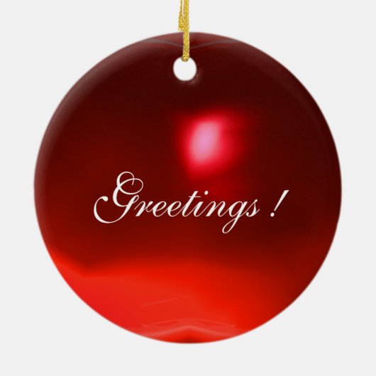 GOLDEN ROSE RUBY KERAMIKORNAMENT (Hinten)