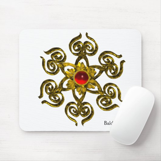 GOLDEN ROSE RUBY MOUSEPAD (Mit Mouse)