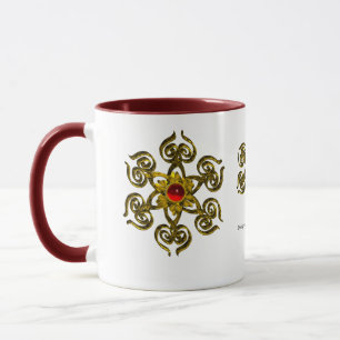 GOLDEN ROSE RUBY TASSE