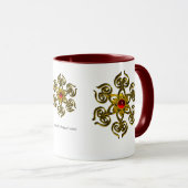 GOLDEN ROSE RUBY TASSE (VorderseiteRechts)