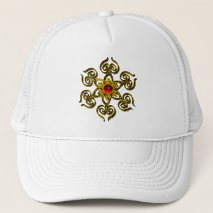GOLDEN ROSE RUBY TRUCKERKAPPE