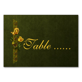 Golden Rose Wedding Suite Tischnummer