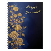 Golden Roses Prayer Journal Notizblock (Vorderseite)
