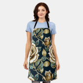 Golden Roses With a Metallic Finish Schürze (Getragen)