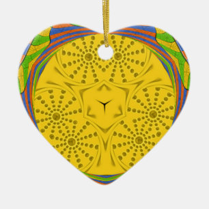 Golden Royal Ägyptian. Einzigartige Farben Keramikornament