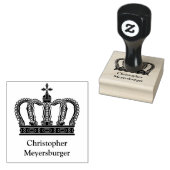 Golden Royal Crown I + Ihr Backgr. Ideen Gummistempel (Stempel)