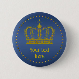 Golden Royal Crown + Ihr Backgr. Ideen Button