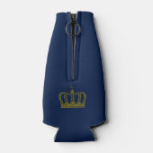 Golden Royal Crown + Ihr Backgr. Ideen Flaschenkühler (Rückseite)