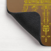 Golden Royal Crown + Ihr Backgr. Ideen Mousepad (Ecke)
