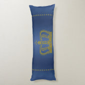 Golden Royal Crown + Ihr Backgr. Ideen Seitenschläferkissen (Rückseite (Vertikal))