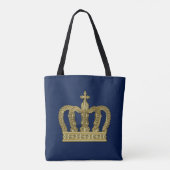 Golden Royal Crown II + Ihr Backgr. Ideen Tasche (Rückseite)