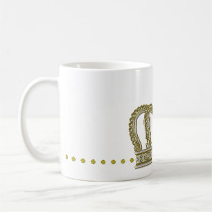 Golden Royal Crown III + Ihr Backgr. Ideen Kaffeetasse