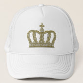 Golden Royal Crown III + Ihr Backgr. Ideen Truckerkappe (Vorderseite)