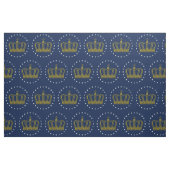 Golden Royal Crown & Stars + Ihr Backgr. Ideen Stoff (Fat Quarter (45,7 x 55,9 cm))