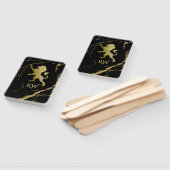 Golden Royal Lion Monogram Fächer (Non-assembled)