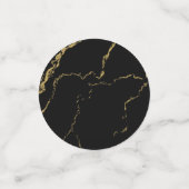 Golden Royal Lion Monogram Konfetti (Klein Vorderseite)