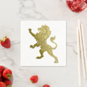 Golden Royal Lion Serviette (Beispiel)