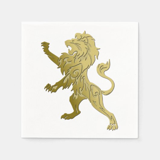 Golden Royal Lion Serviette (Vorderseite)