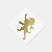 Golden Royal Lion Serviette (Ecke)